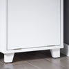 SoBuy Badezimmerschrank mit Wäschekorb BZR146-W