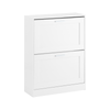 SoBuy Schuhschrank mit 2 Türen FSR137-W