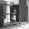 SoBuy Waschbeckenunterschrank Badschrank FRG237-II-DG