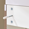 SoBuy Wandschrank Badschrank BZR196-BR