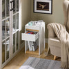 SoBuy Couchtisch mit Schublade, Nachttisch FBT137-W