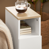 SoBuy Nachttisch mit Schublade FBT149-WN