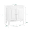 SoBuy FRG202-W Skříňka pod umyvadlo 70x38 cm – moderní, tmavě šedá, funkční