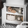 SoBuy FRG202-W Skříňka pod umyvadlo 70x38 cm – moderní, tmavě šedá, funkční
