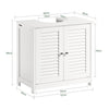 SoBuy Waschbeckenunterschrank FRG237-II-W