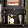 SoBuy Mikrowellenschrank Rollwagen FSB78-SCH