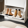 SoBuy Schuhschrank mit 2 Türen FSR137-W