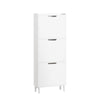 SoBuy Schuhschrank mit 3 Türen FSR151-H-W