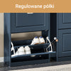 SoBuy FSR78-B Moderní úzká skříňka na boty, se zásuvkou, háčkem a dekorativní horní deskou