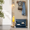 SoBuy FSR82-K-B Schuhbank mit Sitzkissen und Schublade | Schmaler Flurschrank