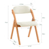 SoBuy FST92-W Bílá skládací židle s čalouněným sedákem a ergonomickou opěrkou – nosnost 120 kg, připraveno k použití