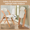 SoBuy FST92-W Bílá skládací židle s čalouněným sedákem a ergonomickou opěrkou – nosnost 120 kg, připraveno k použití