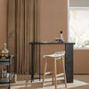 SoBuy Stehtisch, Bartisch mit Regal FWT100-SCH