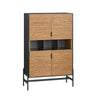 SoBuy Kredens z 4 drzwiami HFSB03-SCH