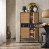 SoBuy Kredens z 4 drzwiami HFSB03-SCH