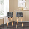 SoBuy 2er Set Barhocker mit Rückenlehne FST50-DGx2