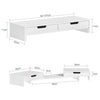 SoBuy Ausziehbarer Monitorständer BBF04-W