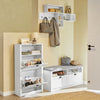 SoBuy Schuhschrank mit 2 Türen FSR87-K-W